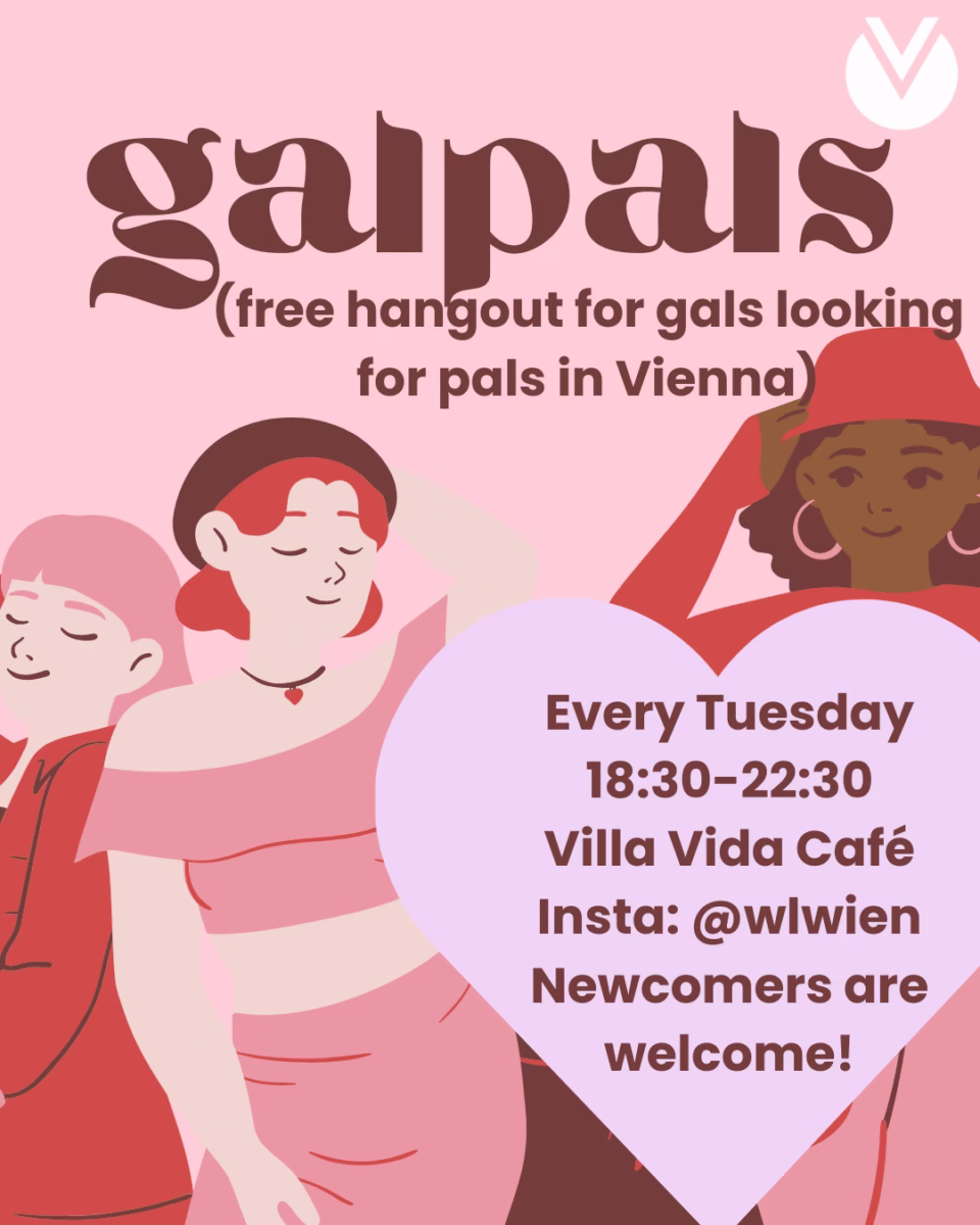 GalPals happens every Tuesday at Villa Vida Café. Inclusive, multilingual, introvert-friendly, and open to all sapphics.