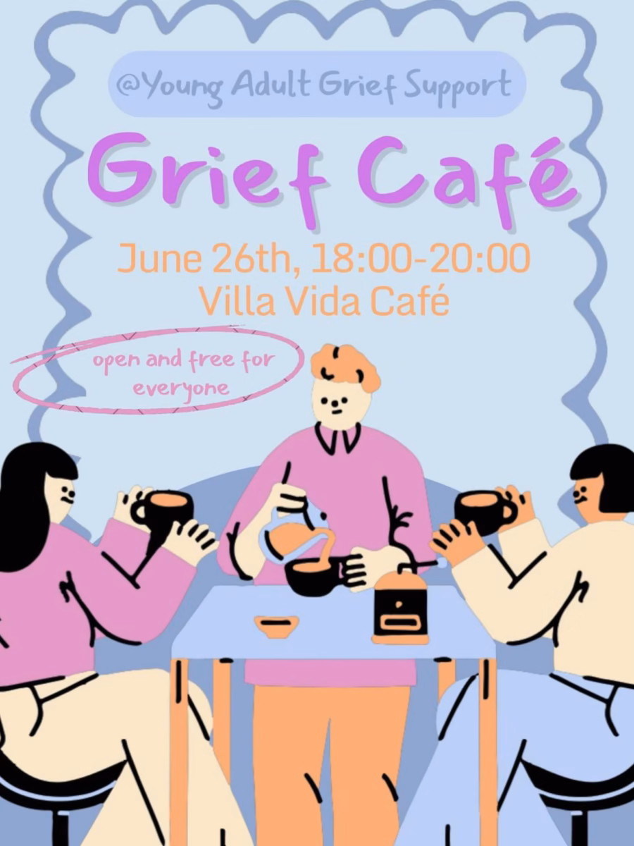 We are hosting another open grief cafe! Friday, 26th of June from 6 to 8 pm in @villavidacafe