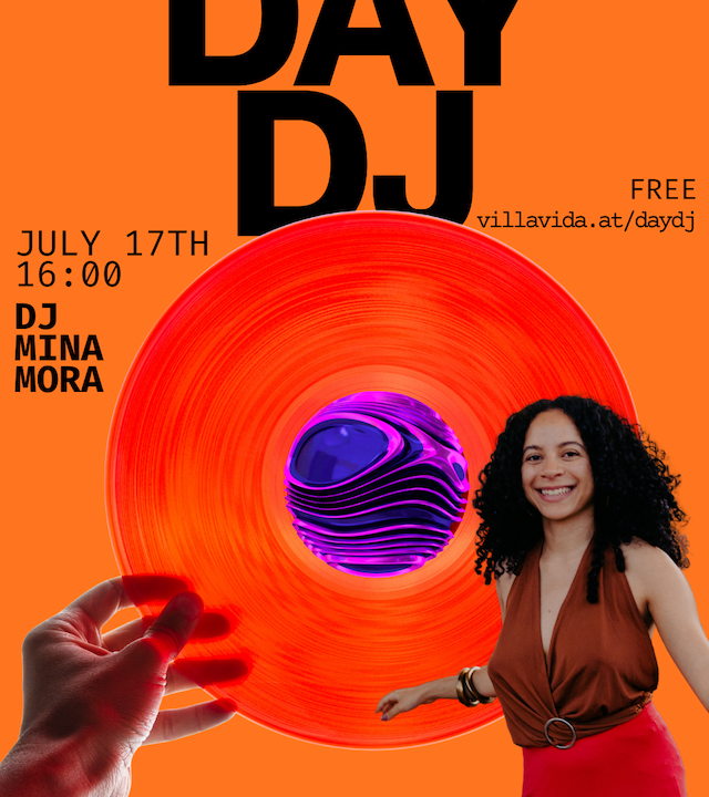 Join us on Thursday, July 17 at 16:00 for an afternoon set by DJ Mina, whose selections celebrate the rich sounds of the Afro diaspora through a Brazilian lens.