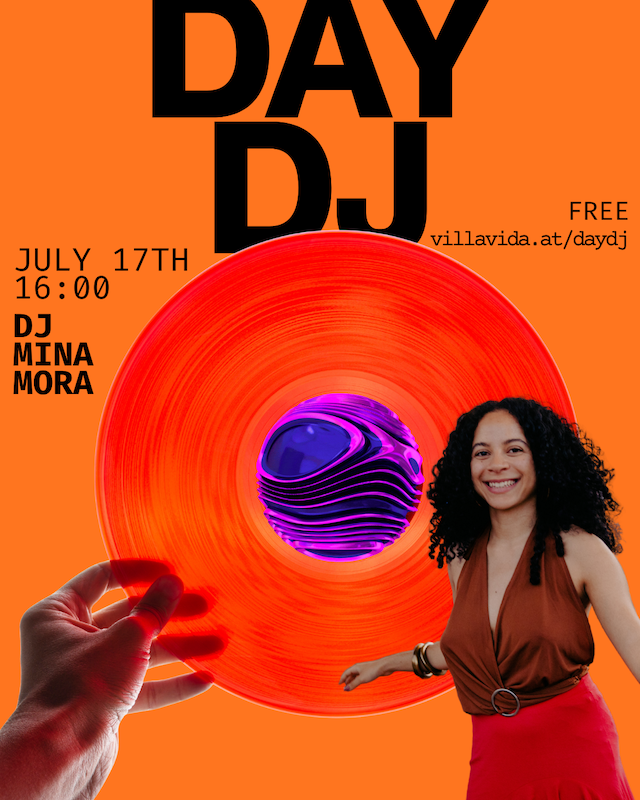 Join us on Thursday, July 17 at 16:00 for an afternoon set by DJ Mina, whose selections celebrate the rich sounds of the Afro diaspora through a Brazilian lens.